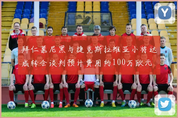拜仁慕尼黑与捷克斯拉维亚小将达成转会谈判预计费用约100万欧元