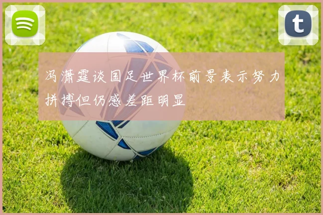 冯潇霆谈国足世界杯前景表示努力拼搏但仍感差距明显