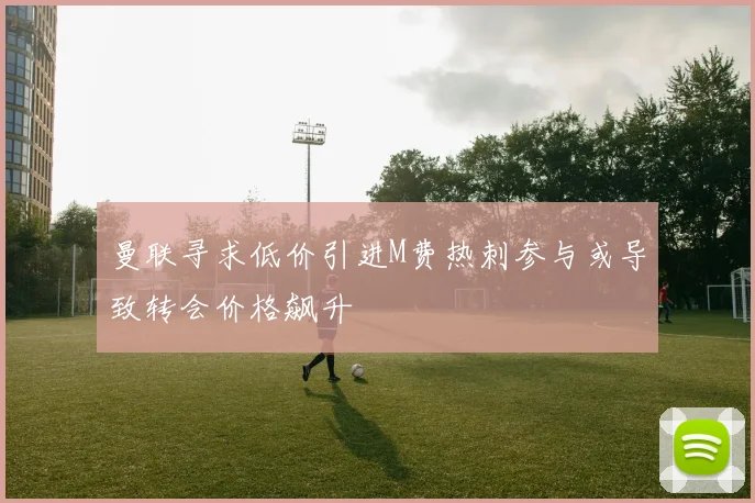 曼联寻求低价引进M费热刺参与或导致转会价格飙升